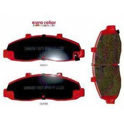 EUROROTOR - F1D679H - Front Semi Metallic Pads by EUROROTOR - F1D679H