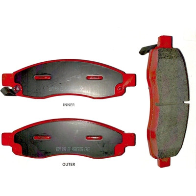 Front Ceramic Pads by EUROROTOR - ID1015H