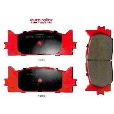 EUROROTOR - ID1293H - Front Ceramic Pads by EUROROTOR - ID1293H