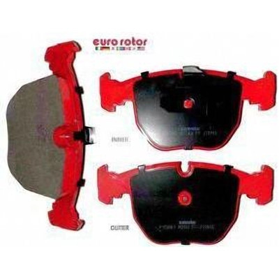 Front Semi Metallic Pads by EUROROTOR - F1D681H