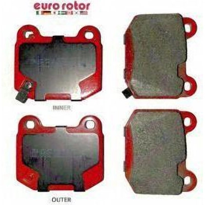 EUROROTOR - F1D961 - Rear Semi Metallic Pads by EUROROTOR - F1D961