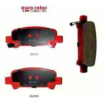 EUROROTOR - F1D770H - Rear Semi Metallic Pads by EUROROTOR - F1D770H