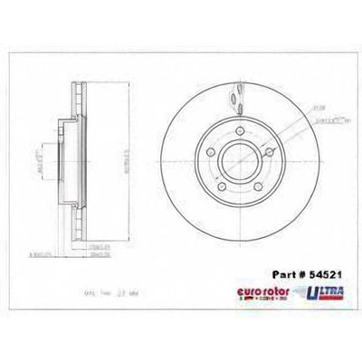 EUROROTOR - 54521 - EUROROTOR - 54521 - Front Premium Rotor