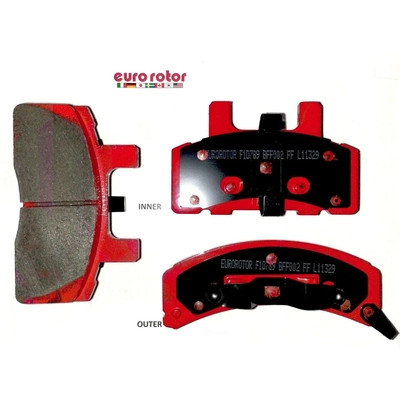 EUROROTOR - F1D1319H - Front Semi Metallic Pads