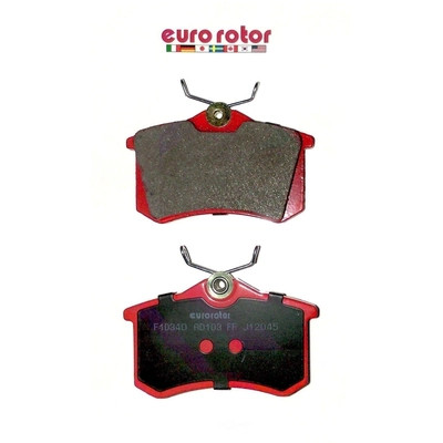 EUROROTOR - F1D340H - EUROROTOR - F1D340H - Rear Semi Metallic Pads