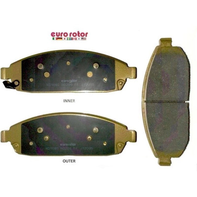 EUROROTOR - F1D1080H - Front Semi Metallic Pads by EUROROTOR - F1D1080H