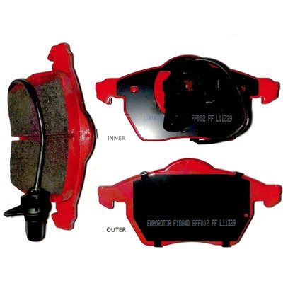 Front Ceramic Pads by EUROROTOR - ID840H