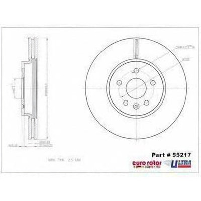 EUROROTOR - 55217 - EUROROTOR - 55217 - Front Premium Rotor