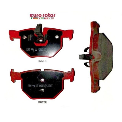 EUROROTOR - F1D1170H - Rear Semi Metallic Pads by EUROROTOR - F1D1170H