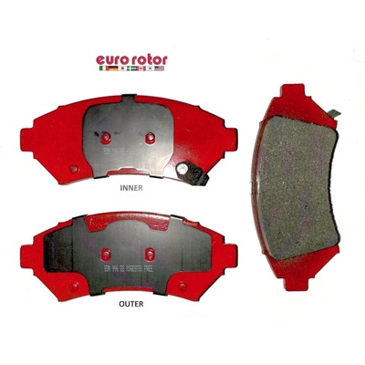 EUROROTOR - F1D1224 - Front Semi Metallic Pads by EUROROTOR - F1D1224