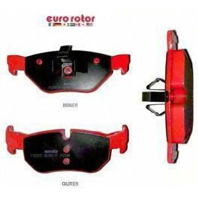 EUROROTOR - F1D1171H - Rear Semi Metallic Pads