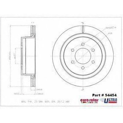 EUROROTOR - 54454 - EUROROTOR - 54454 - Rear Premium Rotor