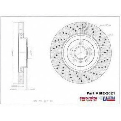 EUROROTOR - ME2021 - EUROROTOR - ME2021 - Front Premium Rotor
