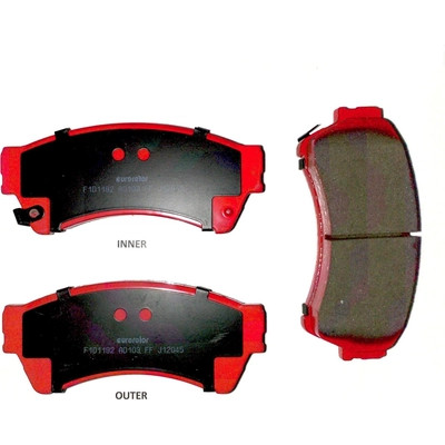 EUROROTOR - F1D1192H - EUROROTOR - F1D1192H - Front Semi Metallic Pads