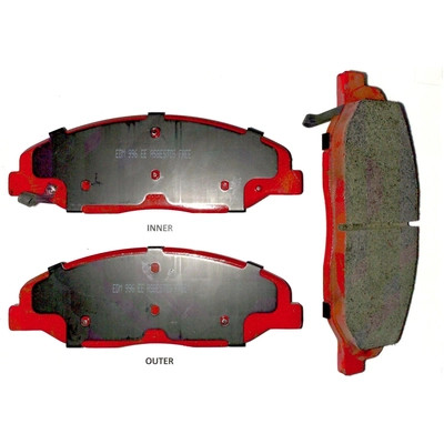 Front Semi Metallic Pads by EUROROTOR - F1D1332H