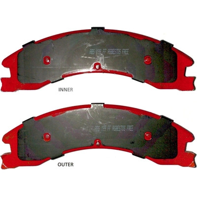 Rear Disc Pads by EUROROTOR - XD1330H