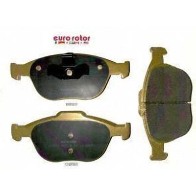 Front Semi Metallic Pads by EUROROTOR - XD970