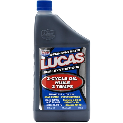 LUCAS OIL PRODUCTS INC. - 20110 - Semi Synthetic 2 Cycle Oil-946 ml