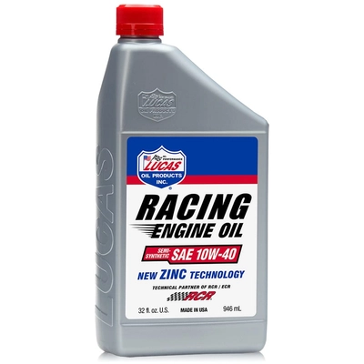 Lucas Oil - 10943 - LUCAS OIL PRODUCTS INC. - 10943 - SAE 10W-40 Racing Engine Oil