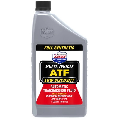 Lucas Oil - 11256 - LUCAS OIL PRODUCTS INC. - 11256 - Lucas Low Viscosity Synthetic Multi-Vehicle Automatic Transmission Fluid