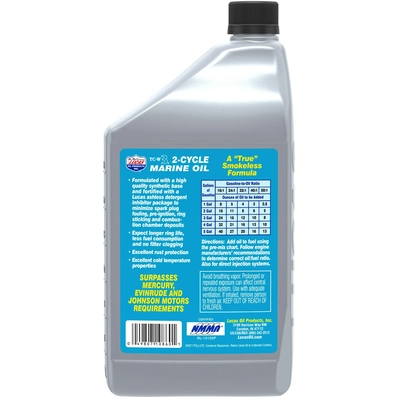 Lucas Oil - 10860 - LUCAS OIL PRODUCTS INC. - 10860 - Synthetic Marine Oil