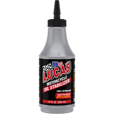LUCAS OIL - 10727 - Motorcycle Oil Stabilizer - 12 Ounce
