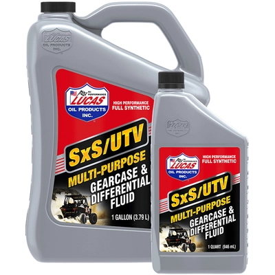 LUCAS OIL PRODUCTS INC. - 11224 - Lucas Synthetic SxS/UTV Multi-Purpose Gearcase and Differential Fluid