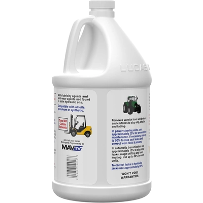Lucas Oil - 10018 - Lucas Oil - 10018 - Hydraulic Oil Booster & Stop Leak - 1 Gallon