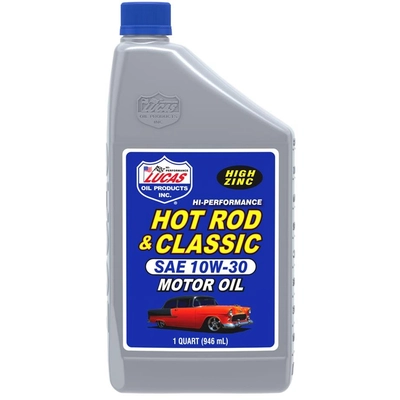 Lucas Oil - 10687 - Hot Rod & Classic Car Motor Oil - SAE 10W-30 - 1 Quart