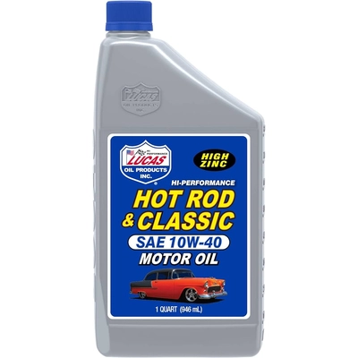 Lucas Oil - 10688 - Hot Rod & Classic Car Motor Oil - SAE 10W-40 - 1 Quart