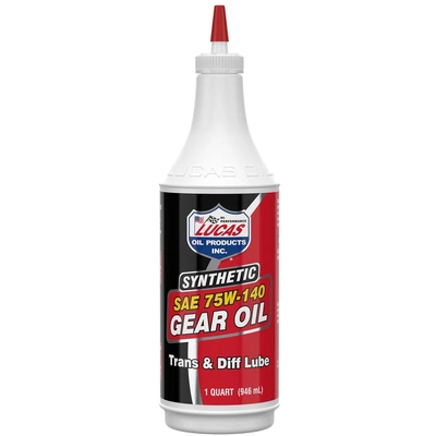 Lucas Oil - 10121 - Synthetic SAE 75W-140 Gear Oil - 1 Quart