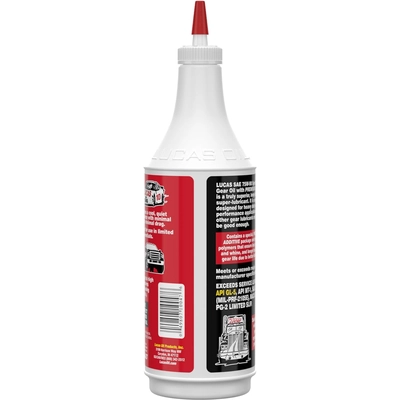 Lucas Oil - 10047 - Lucas Oil - 10047 - Synthetic SAE 75W-90 Gear Oil - 1 Quart