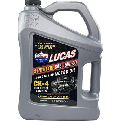 Lucas Oil - 11247 - LUCAS OIL PRODUCTS INC. - 11247 - Synthetic 15W-40 CK-4 Diesel Oil