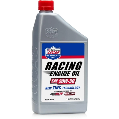LUCAS OIL PRODUCTS INC. - 10623 - SAE 20W-50 Racing Engine Oil