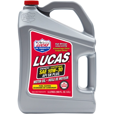 LUCAS OIL PRODUCTS INC. - 20128 - Synthetic SAE 10W-30 Motor Oil