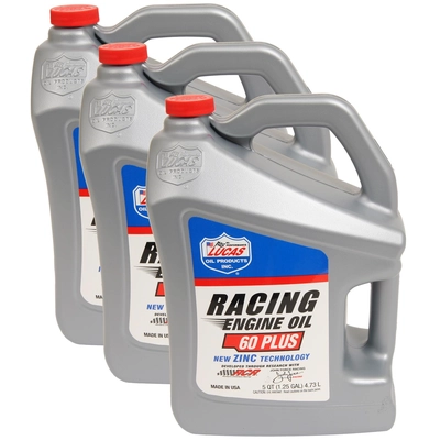 LUCAS OIL PRODUCTS INC. - 10910 - SAE 60 Plus Racing Engine Oil