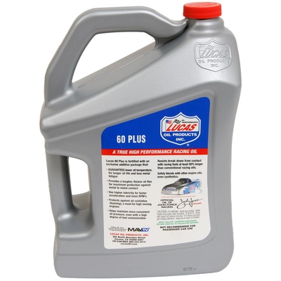 Lucas Oil - 10910 - LUCAS OIL PRODUCTS INC. - 10910 - SAE 60 Plus Racing Engine Oil