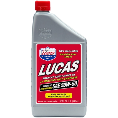 LUCAS OIL PRODUCTS INC. - 20054 - Synthetic SAE 20W-50 Motor Oil