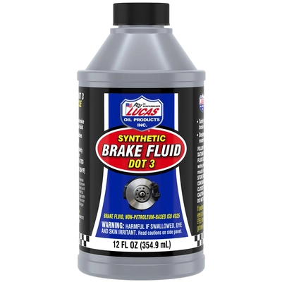 Lucas Oil - 10825 - Synthetic Brake Fluid - Dot 3 - 12 Ounce