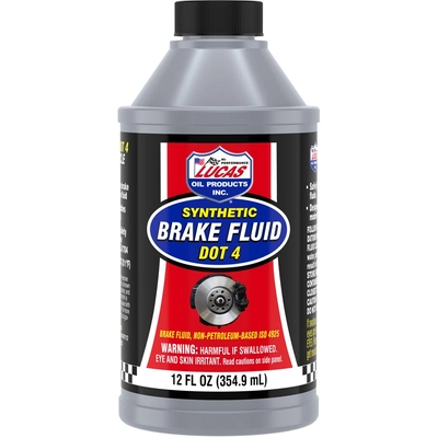 Lucas Oil - 10827 - Synthetic Brake Fluid - Dot 4 - 12 Ounce