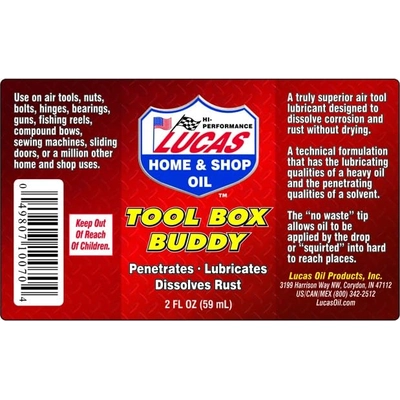 Lucas Oil - 10070 - Lucas Oil - 10070 - Tool Box Buddy - 2 Ounce
