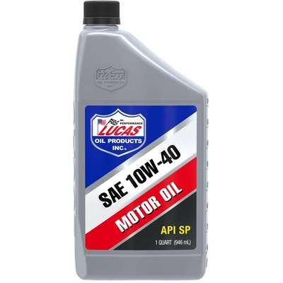 Lucas Oil - 10275 - Petroleum Motor Oils - SAE 10W-40 - 1 Quart
