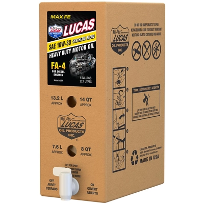 LUCAS OIL PRODUCTS INC. - 18009 - SAE 10W-30 Synthetic Blend FA-4 Heavy Duty Motor Oil