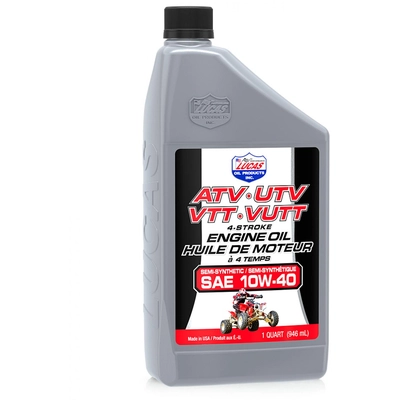 LUCAS OIL PRODUCTS INC. - 20720 - Semi Syn ATV UTV 4 Cycle Oil