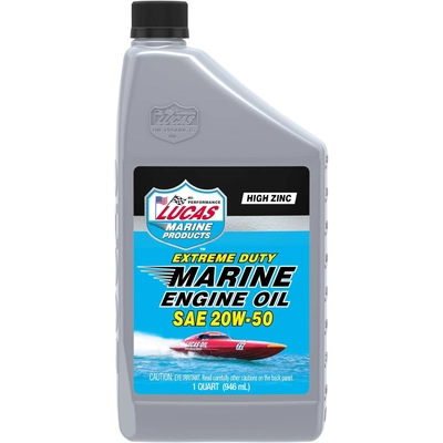 Lucas Oil - 10653 - Extreme Duty Marine Engine Oil SAE 20W-50 - 1 Quart
