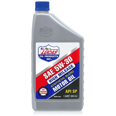 LUCAS OIL PRODUCTS INC. - 11266 - Lucas High Mileage Synthetic Blend SAE 5W-30 Motor Oil