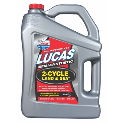 LUCAS OIL PRODUCTS INC. - 20557 - Semi-Synthetic 2-Cycle Land & Sea Oil