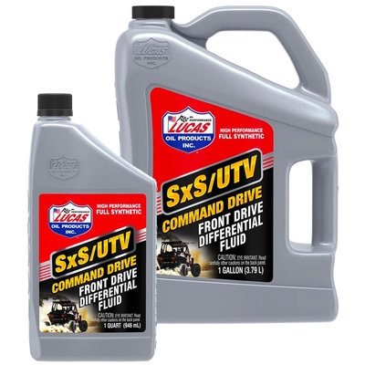 LUCAS OIL PRODUCTS INC. - 11220 - Lucas Synthetic SxS/UTV Command Drive Front Drive Differential Fluid