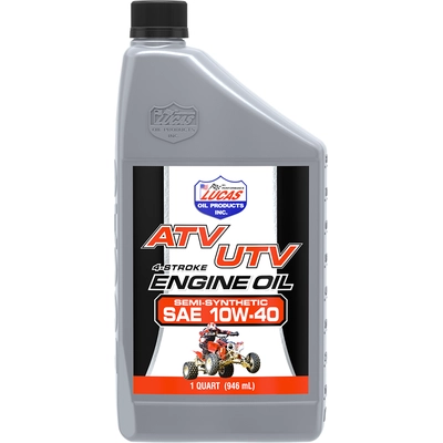 LUCAS OIL PRODUCTS INC. - 10720 - Semi-Synthetic Sae 10w-40 Atv Engine Oil