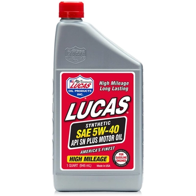 LUCAS OIL PRODUCTS INC. - 10191 - Synthetic Motor Oil